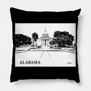 Alabama USA Pillow