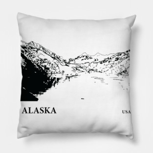 Alaska USA Pillow