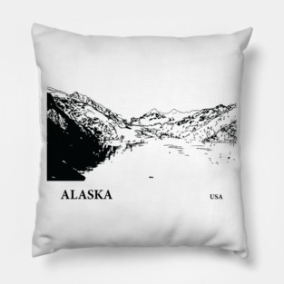 Alaska USA Pillow