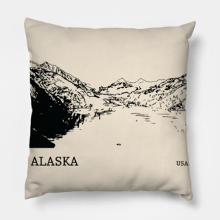 Alaska USA Pillow