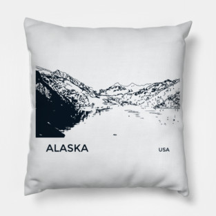 Alaska USA Pillow