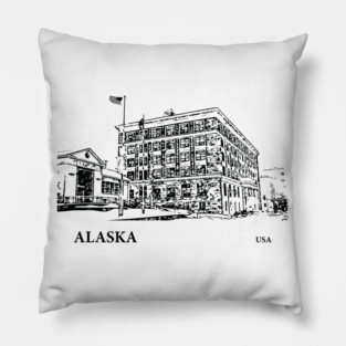 Alaska USA Pillow
