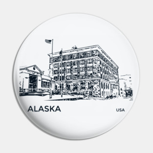 Alaska USA Pin