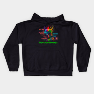 Broken Crayons Still Color Mental Health Awareness Matters Kids Hoodie