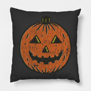 1950s Halloween Jack-o'-lantern Pillow