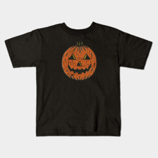 1950s Halloween Jack-o'-lantern Kids T-Shirt