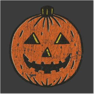 1950s Halloween Jack-o'-lantern Posters and Art
