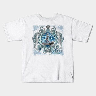 20,000 Leagues Under the Sea Retro Steampunk Kids T-Shirt