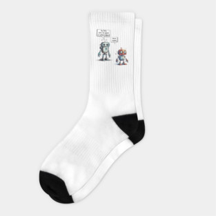 Robot Artificial Intelligence Socks