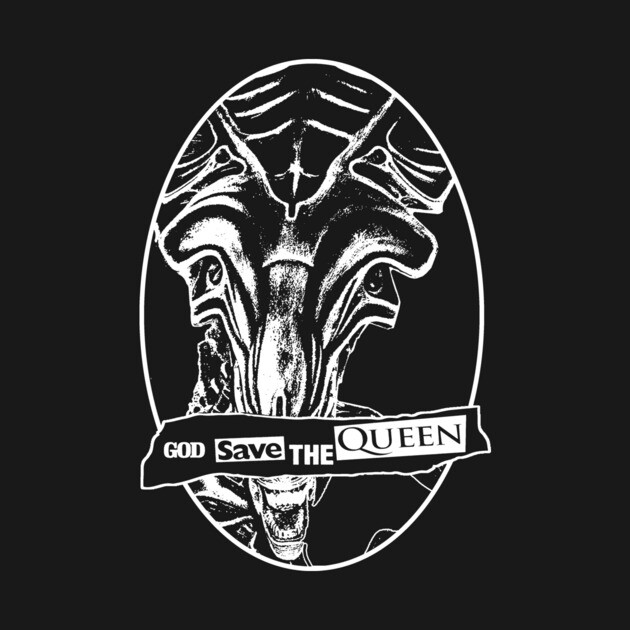 God Save The Alien Queen - Alien - T-Shirt | TeePublic