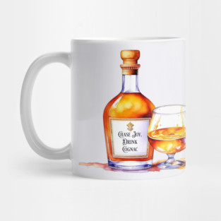 Watercolor Drink Cognac Mug