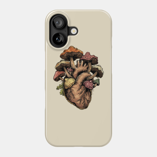 Mushroom Heart Phone Case by GoshWow®
