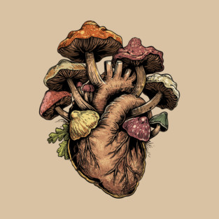 Mushroom Heart T-Shirt