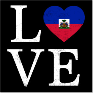 Happy Haitian Flag Day Celebration Haiti Love Posters and Art