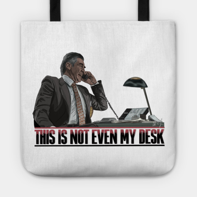 Se7en: This Is Not Even My Desk Tote by 51Deesigns