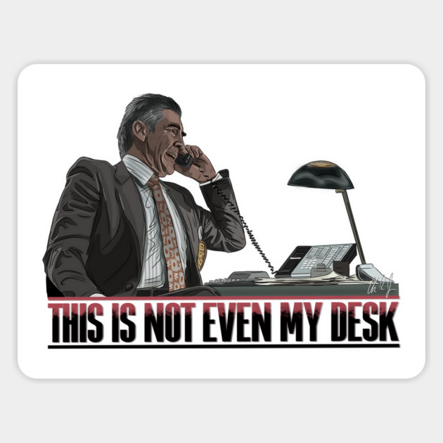 Se7en: This Is Not Even My Desk Magnet by 51Deesigns