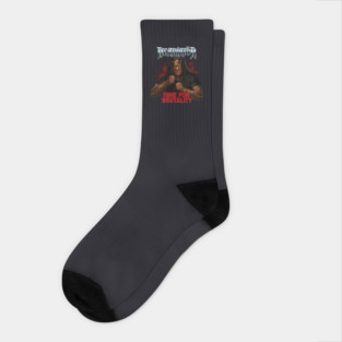 DEATHATöR TIME FOR BRUTALITY Socks