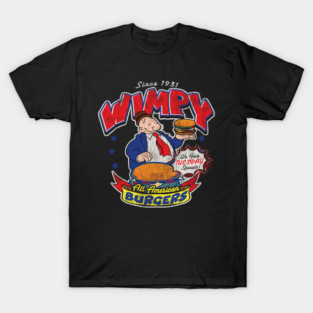 Wimpy All American Burger Dks Worn T-Shirt