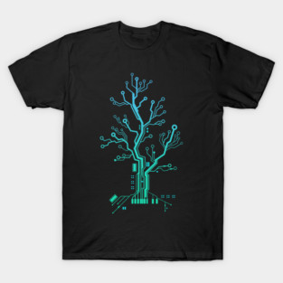 Green Technology Tree T-Shirt