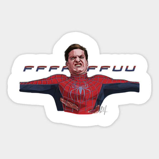Tobey-Man is Struggling Magnet by 51Deesigns