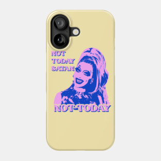 Not Today Satan, Not Today Bianca Del Rio Pastel Pop Art. RPDR Drag Race quotes Phone Case