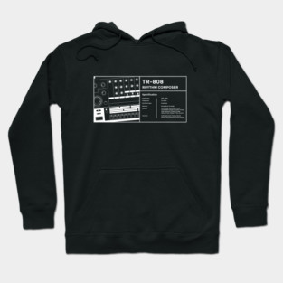 808 Drum Machine for Electronic Musician Hoodie