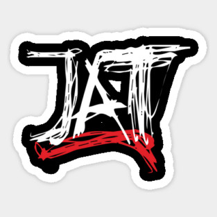 Jim and Them Scratch Logo Sticker