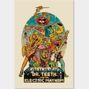 Vintage Dr Teeth Electric mayhem Posters and Art