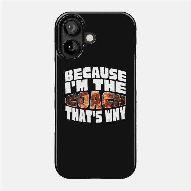 Funny Basketball Coach Dad Phone Case by The WYLD Tribe