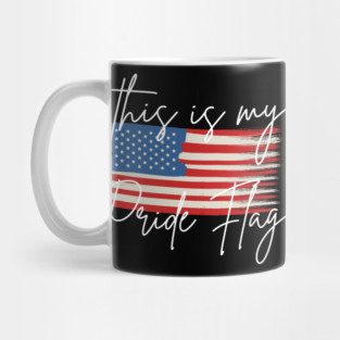 USA This is My Pride Flag Mug