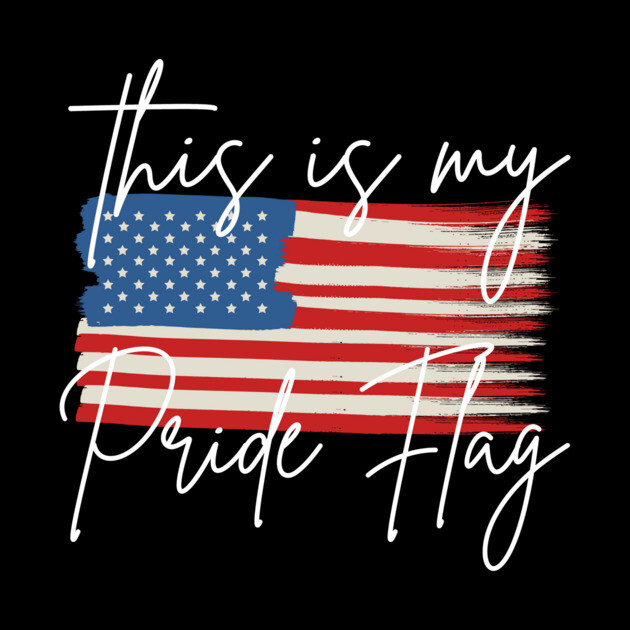 USA This is My Pride Flag by The WYLD Tribe