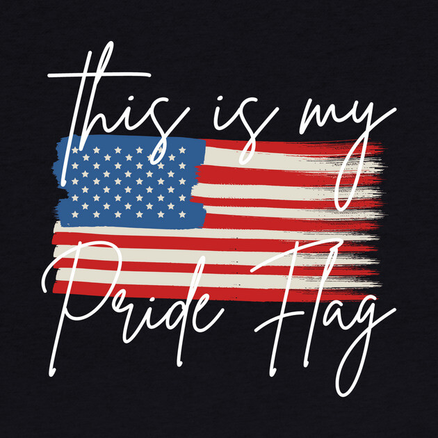 USA This is My Pride Flag by The WYLD Tribe