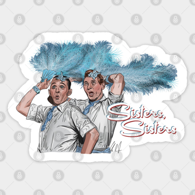 White Christmas: Sisters Sticker by 51Deesigns