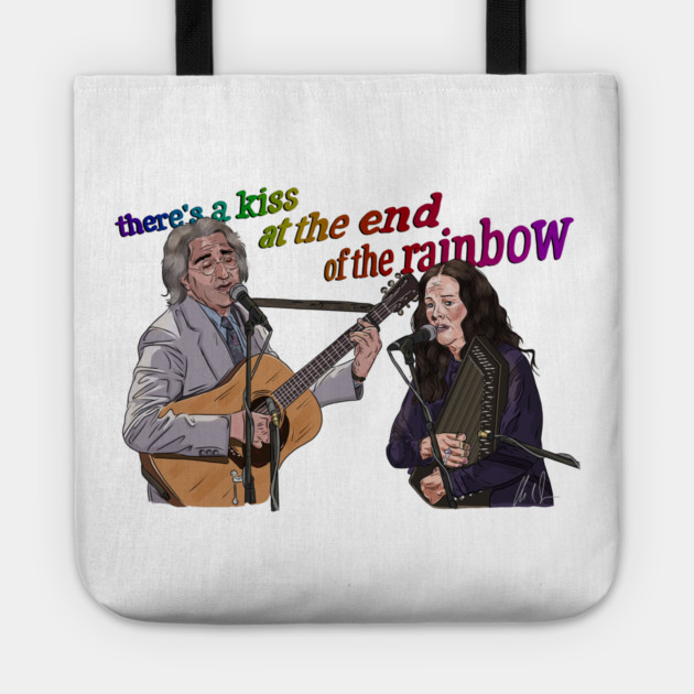 A Mighty Wind: Kiss at the End of the Rainbow Tote by 51Deesigns