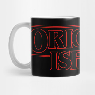 Stranger Things Logo Funny Parody Mug