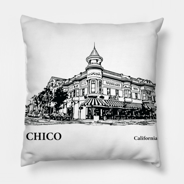 Chico California Pillow by Lakeric