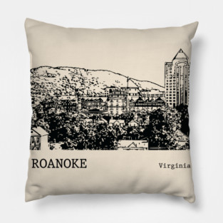 Roanoke Virginia Pillow