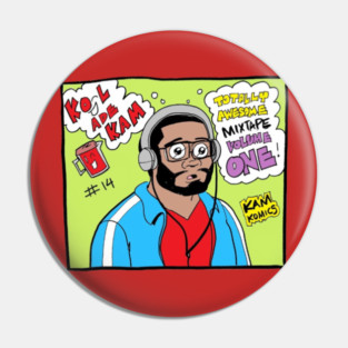 Totally Awesome mixtape vol.1 graphic Tee Pin