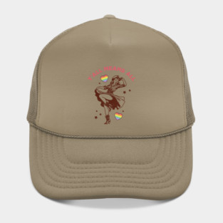 Y'all Means All Feminist LGBTQ Gay Rights Rainbow Cowgirl Hat