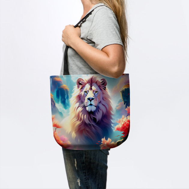 Lion in the sky double exposure wildlife forests by BirdsnStuff