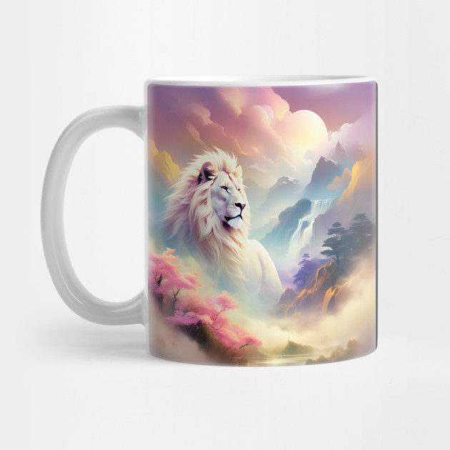 Lion in the sky double exposure wildlife forests by BirdsnStuff