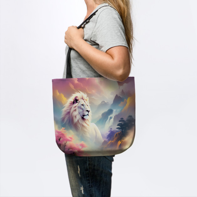 Lion in the sky double exposure wildlife forests by BirdsnStuff