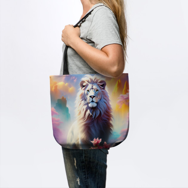 Lion in the sky double exposure wildlife forests by BirdsnStuff