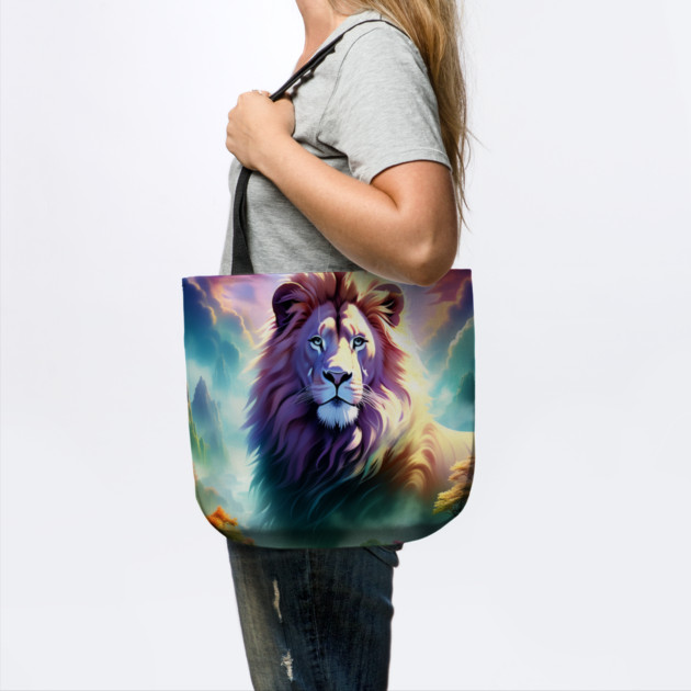 Lion in the sky double exposure wildlife forests by BirdsnStuff