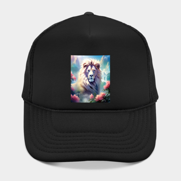 Lion in the sky double exposure wildlife forests by BirdsnStuff