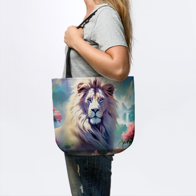 Lion in the sky double exposure wildlife forests by BirdsnStuff