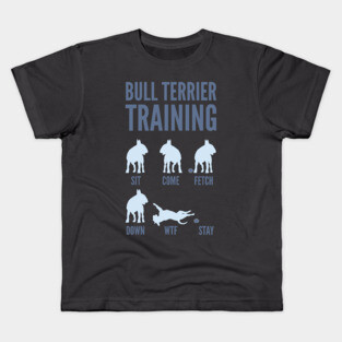 Bull Terrier Training Kids T-Shirt