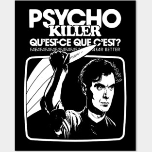 Talking Heads - Psycho killer Posters and Art