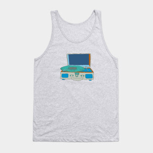 Vinyl record player Tank Top