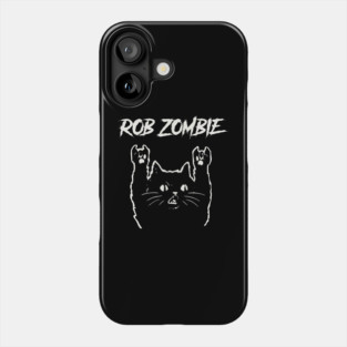 rob and the cat Phone Case